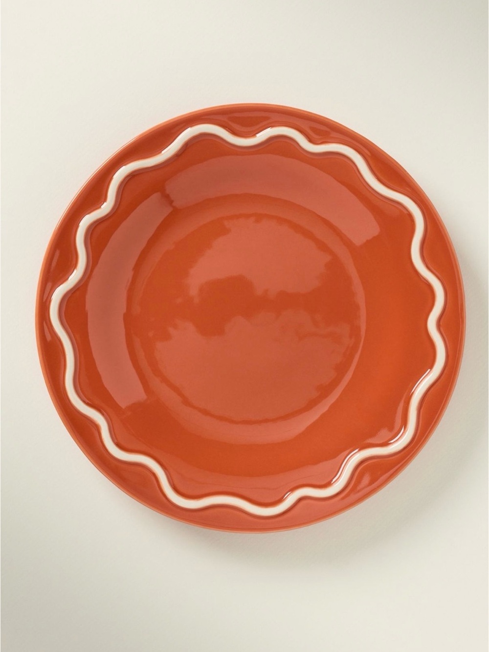 Anthropologie Lucie Portuguese Stoneware Dinner Plates, Set of 4
